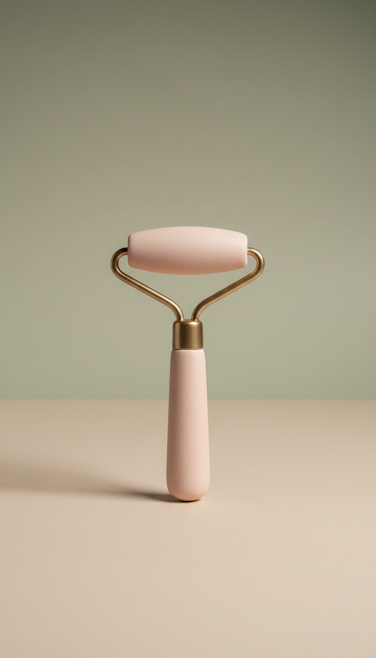 Blush Clay Facial Roller Handcrafted